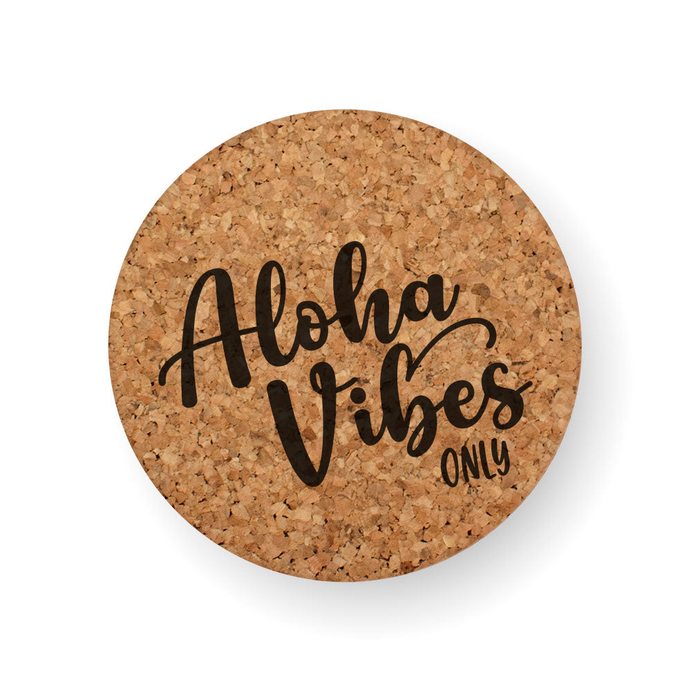 DISCONTINUED DESIGN : ALOHA VIBES ONLY COASTER